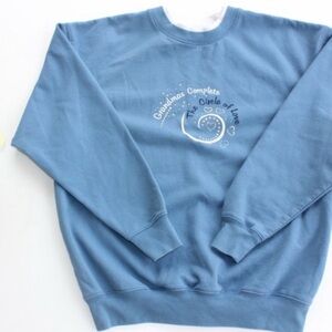 Vintage MCCC Sportswear Sweatshirt Light Blue Womens Size L Crewneck EXCELLENT